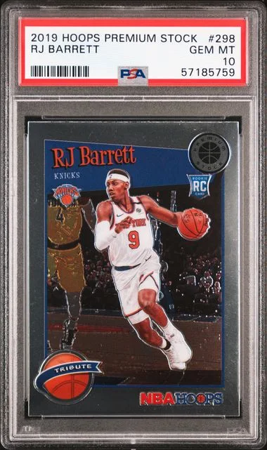 2019 Panini Hoops Rj Barrett #298 card image