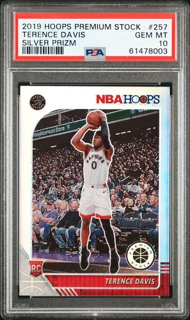 2019 Panini Hoops Terence Davis Purple Disco #257 card image