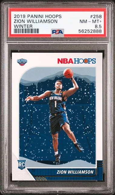 2019 Panini Hoops Winter Zion Williamson #258 card image