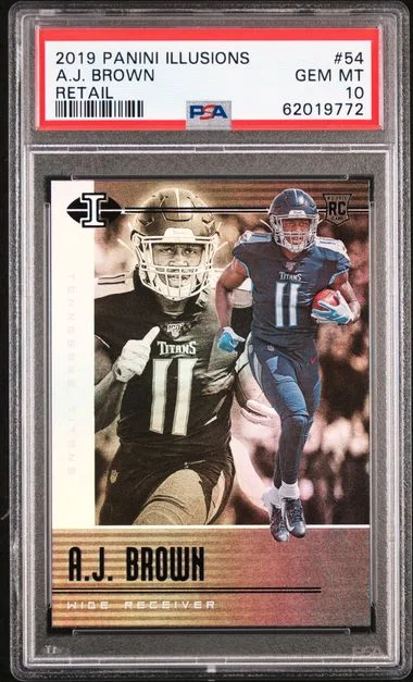 2019 Panini Illusions A.J. Brown #54 card image