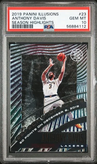 2019 Panini Illusions Anthony Davis Season Highlights #23 card image