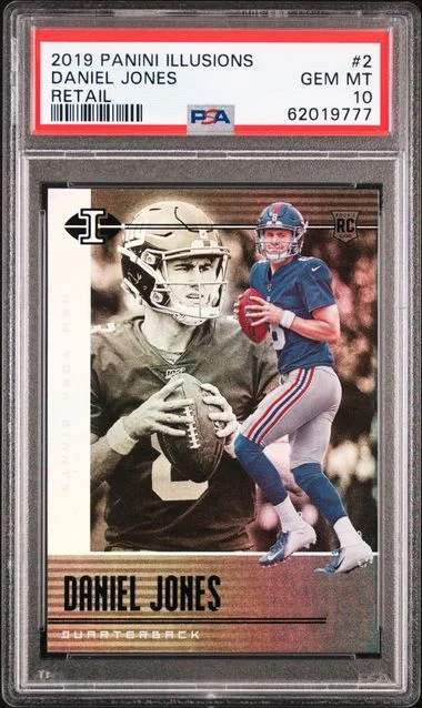2019 Panini Illusions Daniel Jones #2 card image