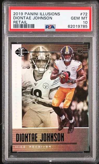 2019 Panini Illusions Diontae Johnson #72 card image