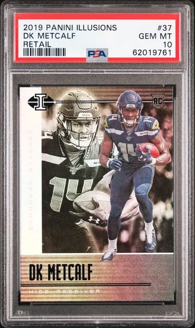 2019 Panini Illusions Dk Metcalf #37 card image