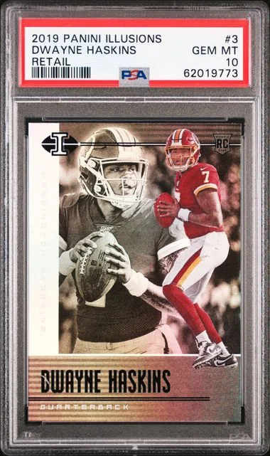 2019 Panini Illusions Dwayne Haskins #3 card image
