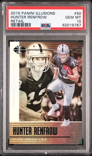2019 Panini Illusions Hunter Renfrow #50 card image