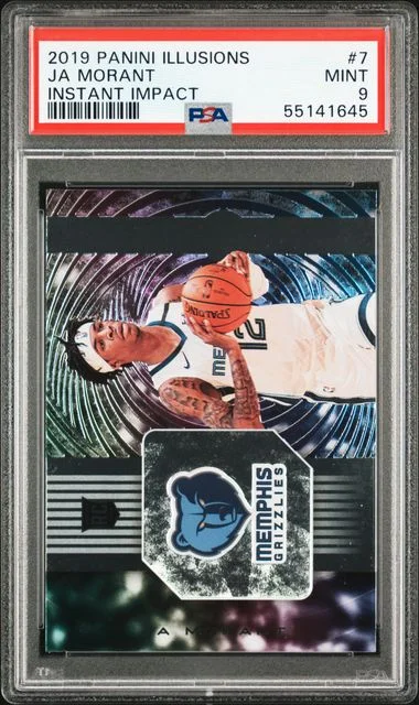 2019 Panini Illusions Ja Morant Instant Impact #7 card image