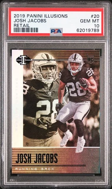 2019 Panini Illusions Josh Jacobs #20 card image