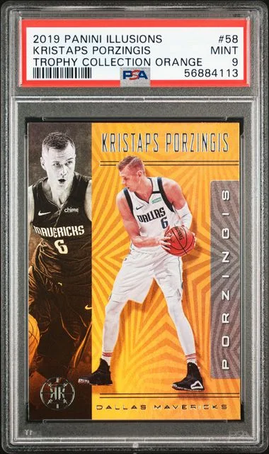 2019 Panini Illusions Kristaps Porzingis #58 card image