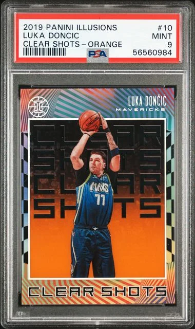 2019 Panini Illusions Luka Doncic Clear Shots #10 card image
