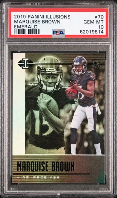 2019 Panini Illusions Marquise Brown #70 card image