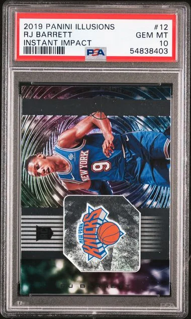 2019 Panini Illusions Rj Barrett Instant Impact #12 card image