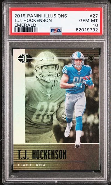 2019 Panini Illusions T.J. Hockenson #27 card image