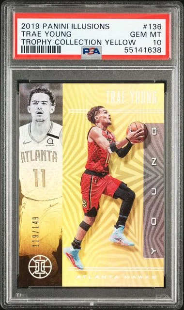 2019 Panini Illusions Trae Young #136 card image
