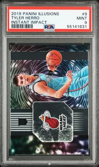 2019 Panini Illusions Tyler Herro Instant Impact #9 card image
