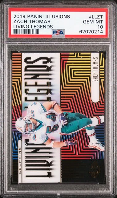 2019 Panini Illusions Zach Thomas Living Legends #LLZT card image