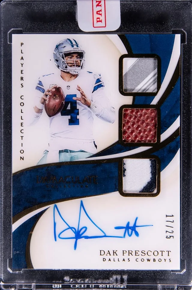 2019 Panini Immaculate Collection Dak Prescott Players Collection Autograph #PCA-DPR card image