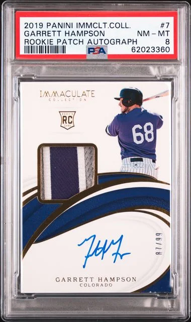 2019 Panini Immaculate Collection Garrett Hampson #7 card image