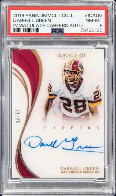 2019 Panini Immaculate Collection Immaculate Careers Autographs Icadg Darrell #no-number card image