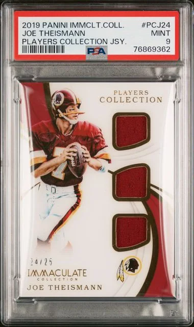 2019 Panini Immaculate Collection Joe Theismann Players Collection Jerseys #Pcj24 card image