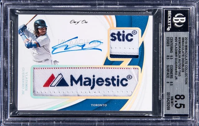 2019 Panini Immaculate Collection Vladimir Guerrero Jr. #D-VG card image