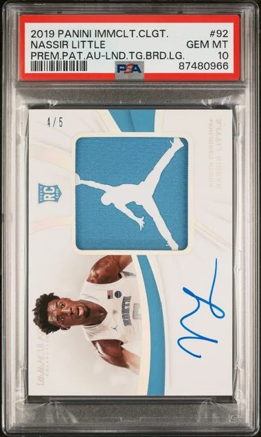 2019 Panini Immaculate Collegiate Premium #no-number card image