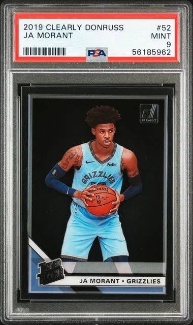 2019 Panini Ja Morant Clearly Donruss #52 card image