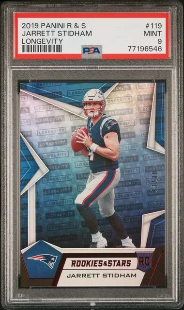 2019 Panini Jarrett Stidham Rookies & Stars #119 card image
