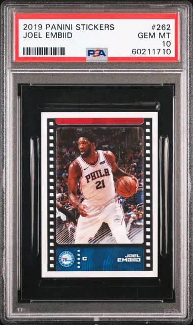 2019 Panini Joel Embiid Stickers #262 card image