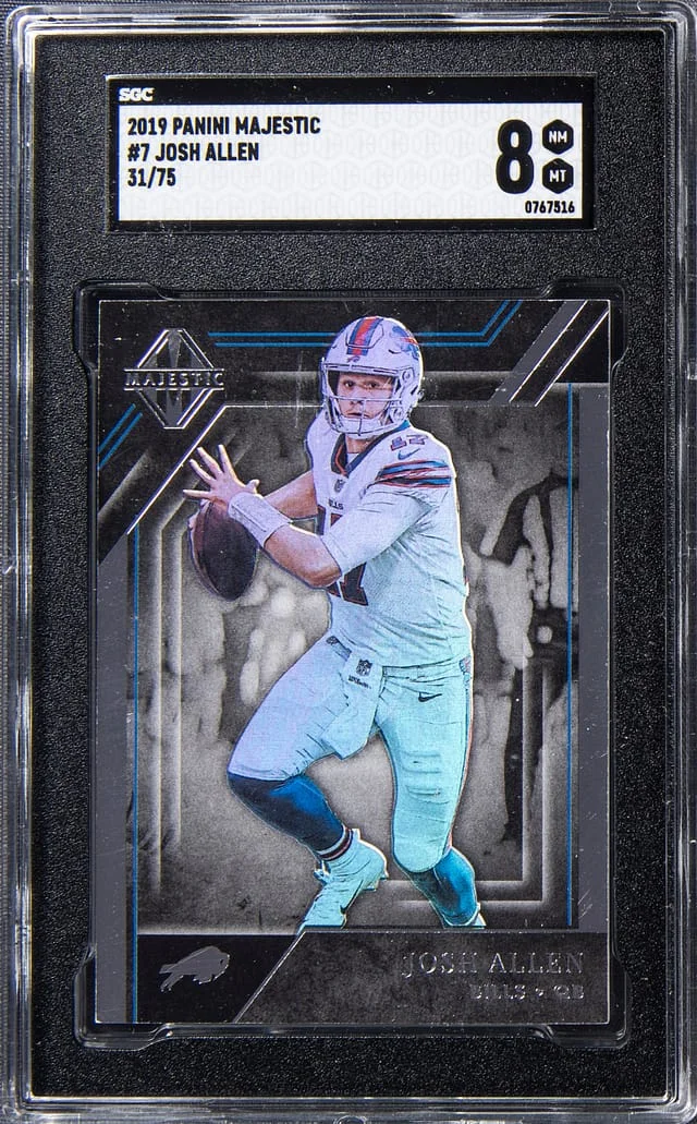 2019 Panini Josh Allen Majestic #7 card image