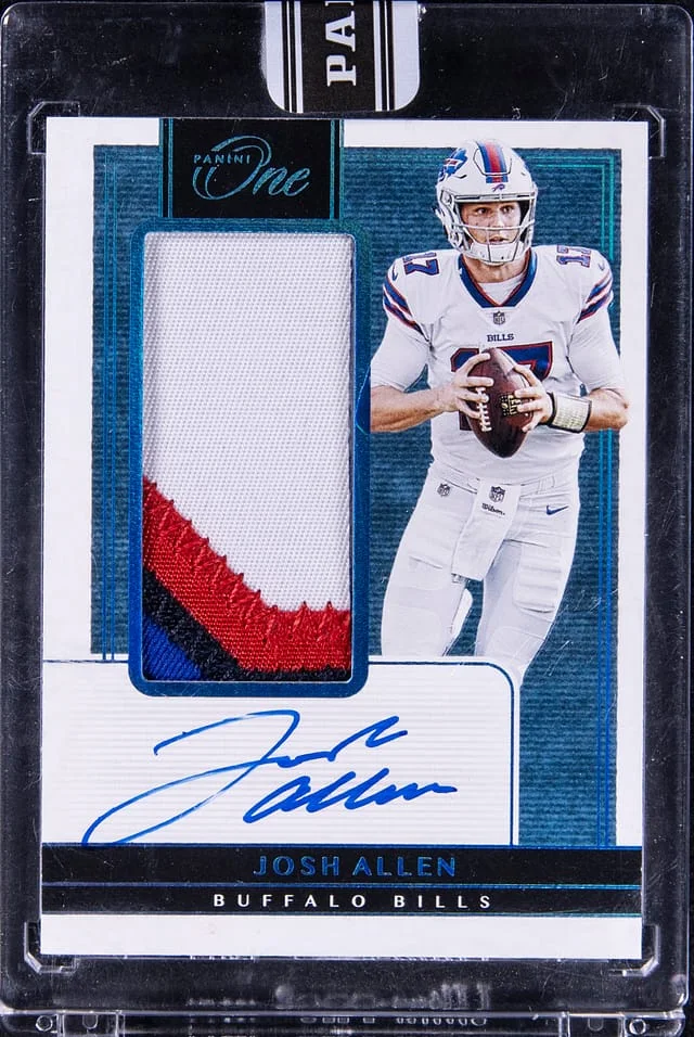 2019 Panini Josh Allen One 2021 Black Box #80 card image