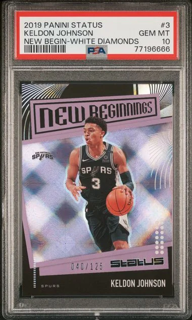 2019 Panini Keldon Johnson Status New Beginnings #3 card image
