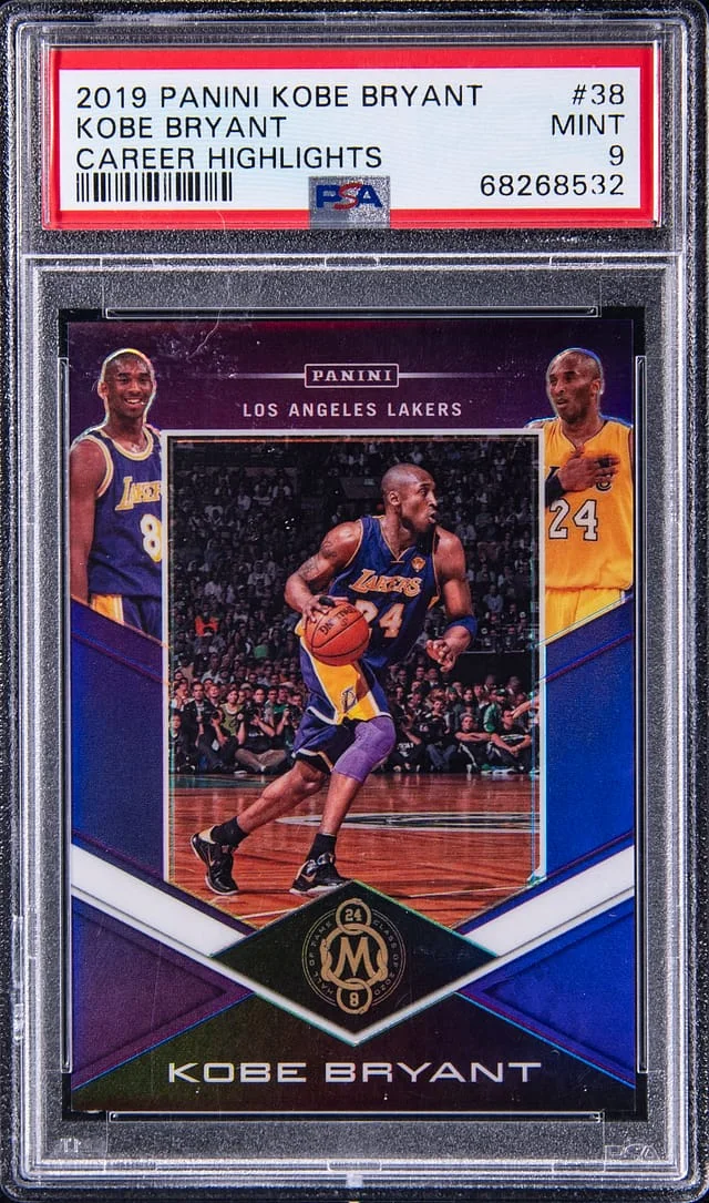 2019 Panini Kobe Bryant Career Highlights #38 card image