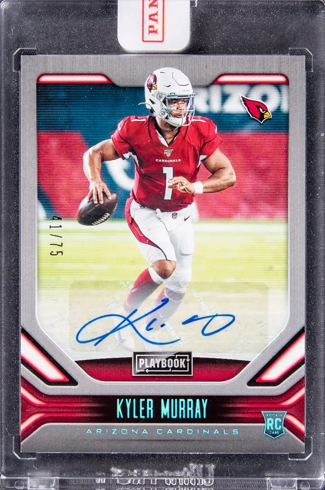 2019 Panini Kyler Murray Playbook Signatures Platinum #102 card image