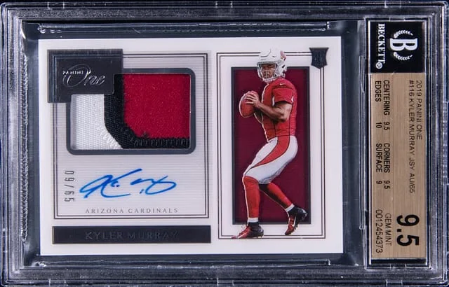 2019 Panini Kyler Murray One #116 card image