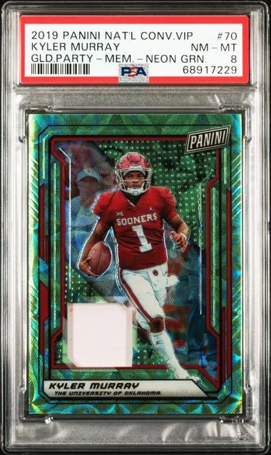 2019 Panini Kyler Murray National Convention VIP Gold Party #70 card image