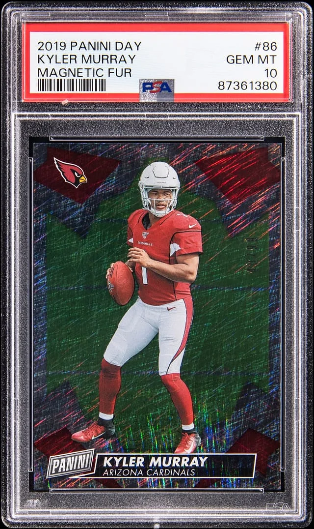 2019 Panini Kyler Murray Day Magnetic Fur #86 card image
