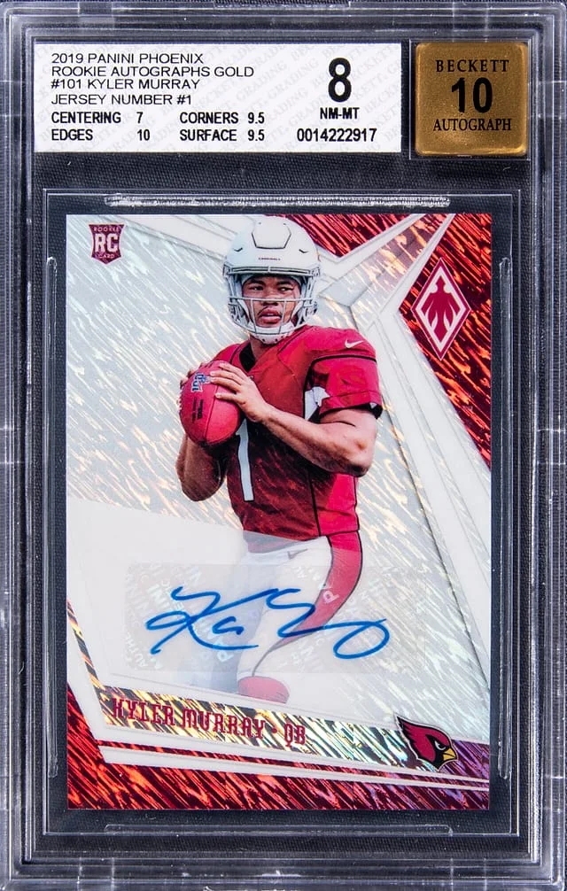 2019 Panini Kyler Murray Autographs Pheonix #101 card image