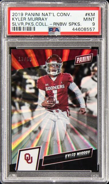 2019 Panini Kyler Murray National Convention College Rainbow Spokes #KM card image