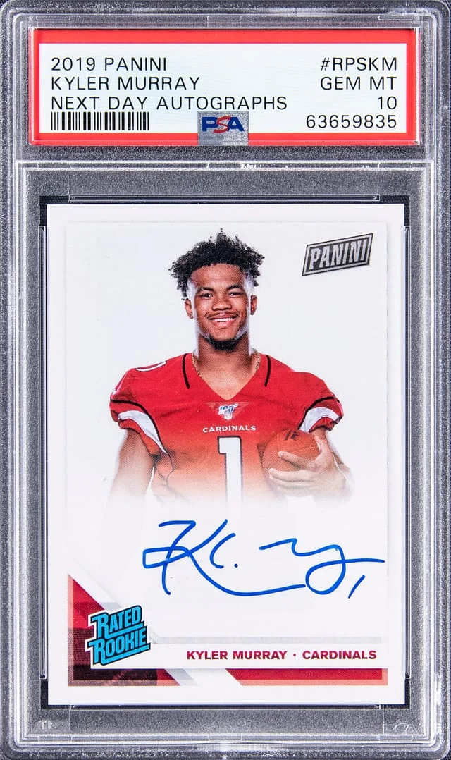 2019 Panini Kyler Murray Next Day Autographs #RPS-KM card image