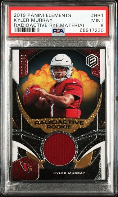 2019 Panini Kyler Murray Elements Radioactive Materials #RR-1 card image