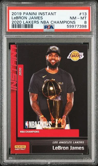 2019 Panini LeBron James Instant Lakers NBA Champions #13 card image
