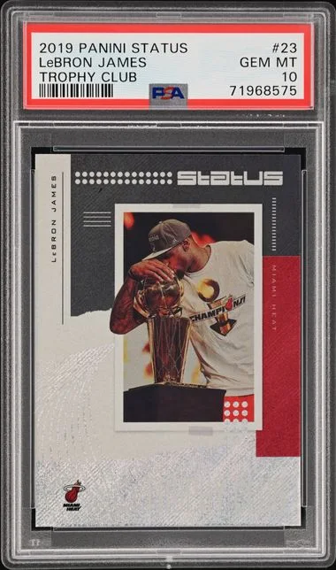 2019 Panini Lebron James Status Trophy Club #23 card image