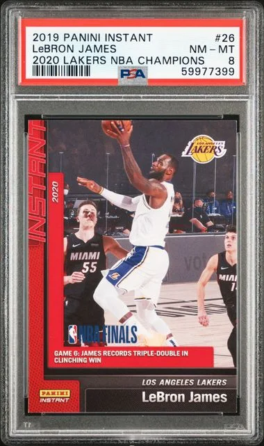 2019 Panini LeBron James Instant Lakers NBA Champions #26 card image