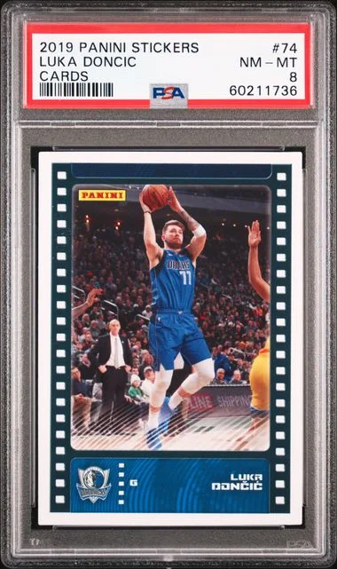 2019 Panini Luka Doncic Stickers Cards #74 card image