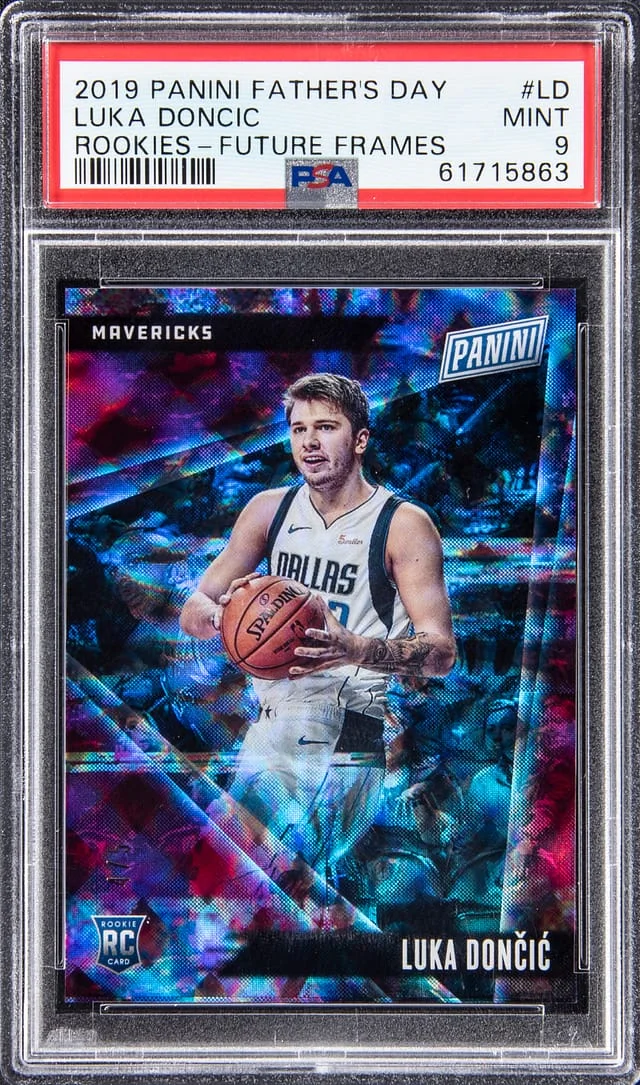 2019 Panini Luka Doncic Father's Day Rookies Future Frames #LD card image