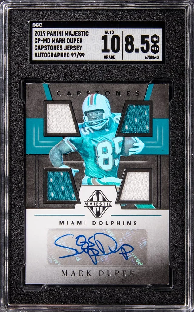 2019 Panini Mark Duper Majestic Capstones Jersey Autographs #CP-MD card image