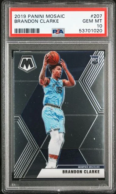 2019 Panini Mosaic Brandon Clarke #207 card image