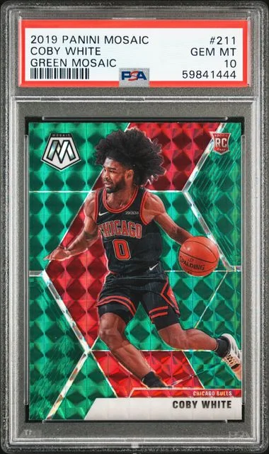 2019 Panini Mosaic Coby Green Mosaic #211 card image
