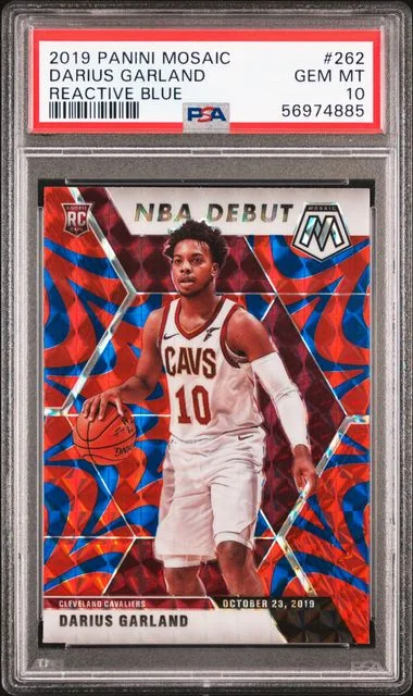 2019 Panini Mosaic Darius Garland Reactive Orange #262 card image